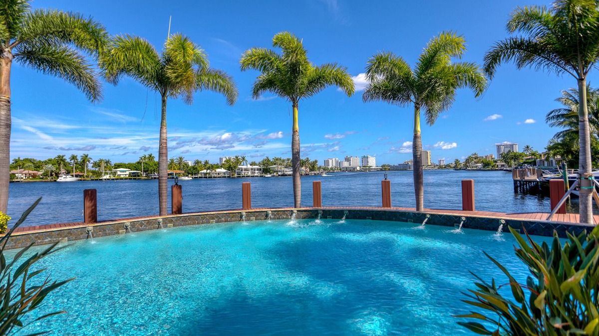Pompano Isles House | Boat Parade Everyday at this Luxury 9000 sq ft Palace on Lake Santa Barbara
