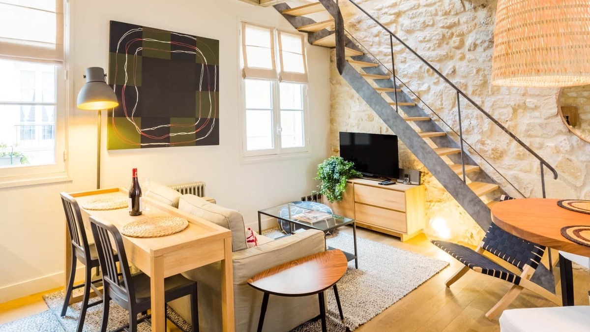 Saint-Thomas-d'Aquin Apartment | Bohemian chic Duplex in the heart of Saint Germain