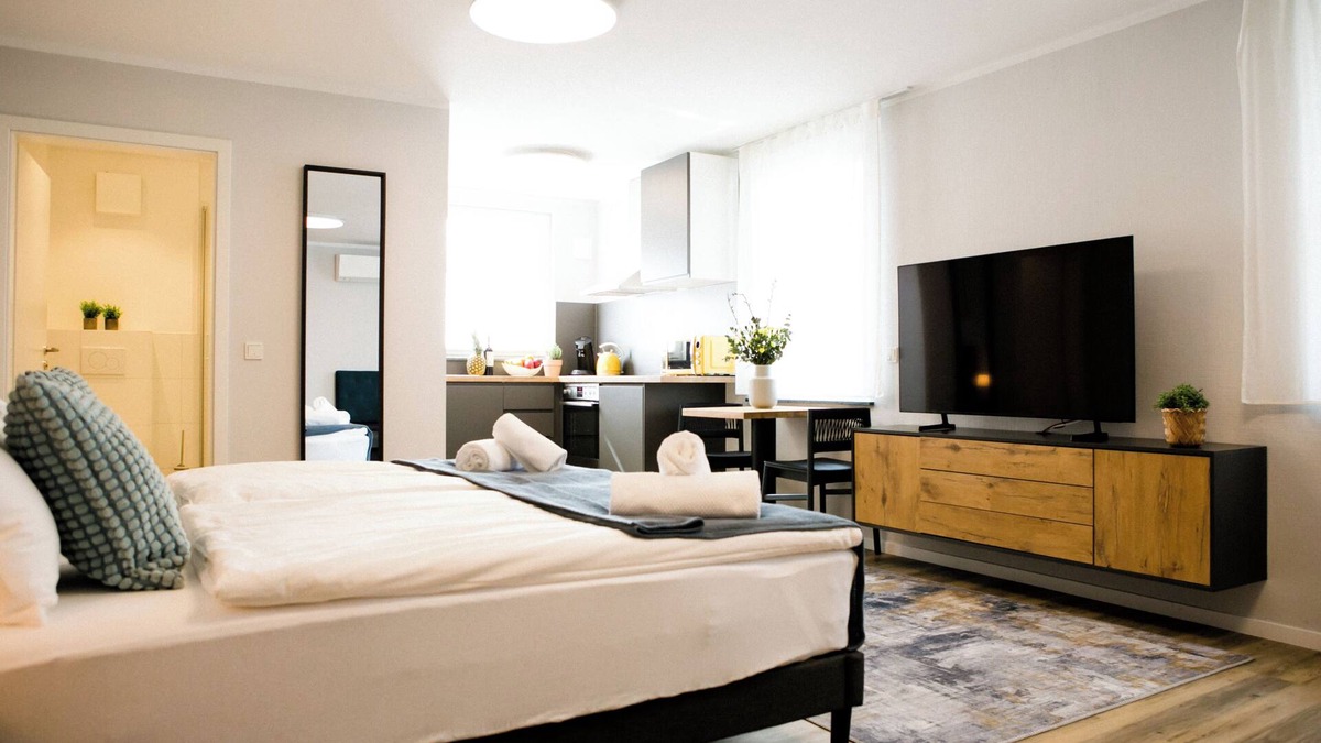 Sankt Augustin Apartment | bonquartier|LUXAPT#4-Selfcheckin/Kü/AC/Prkn/SBahn