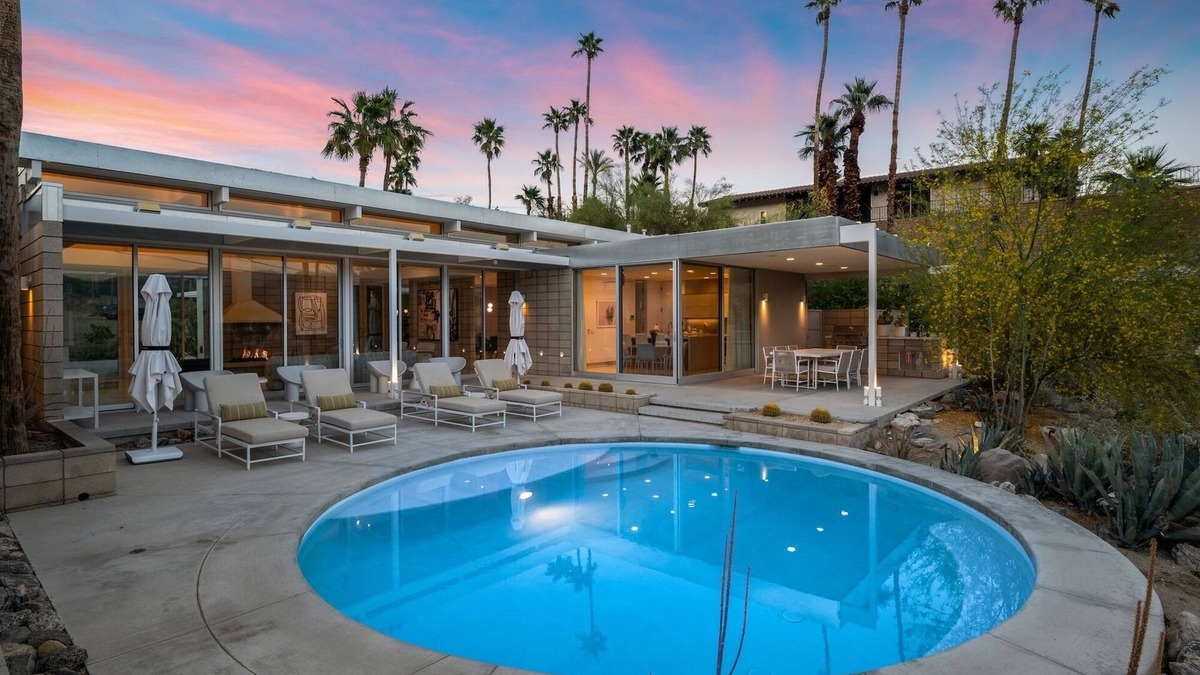 Cahuilla Hills House | Book a Fall Stay Today! Modern Home with Private Pool and Mountain Views!
