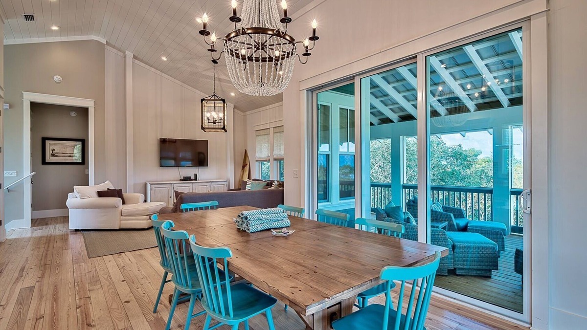 Dune Allen Beach House | Book Now for Fall Stays! Sea Glass - 2 Primary Suites. Elevator. Bikes. Treetop Gulf Views!