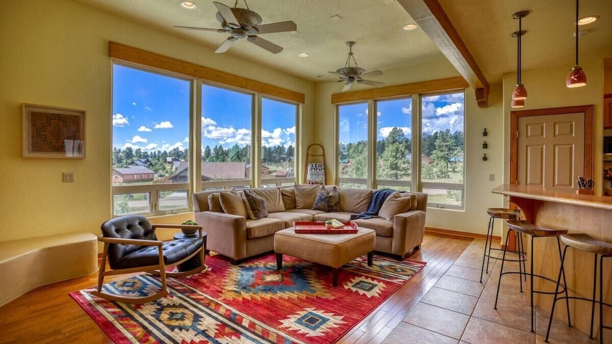 Pagosa Highlands House | Borders National Forest for Great Hikes, Wonderful Views, Luxury