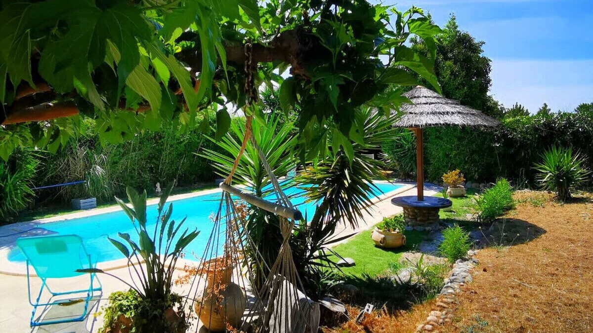 Sarrola-Carcopino House | Bottom of House T3 with Private Pool AJACCIO
