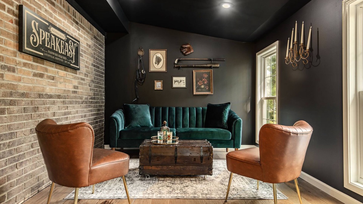 Buckner House | Bourbon Trail Beauty w/ Speakeasy, Pool, Hot Tub & Fire Ring Area
