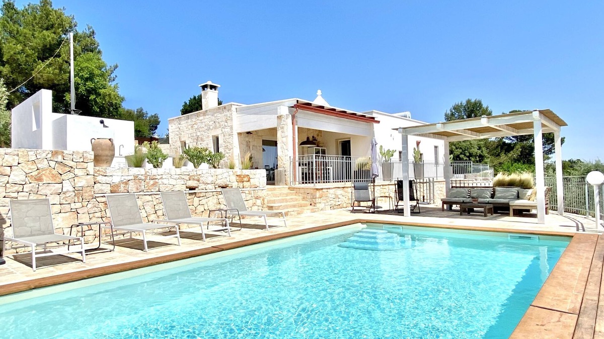 Fasano Villa | Boutique Trullo/Villa. Private pool and outdoor kitchen. Elevated sunset views.