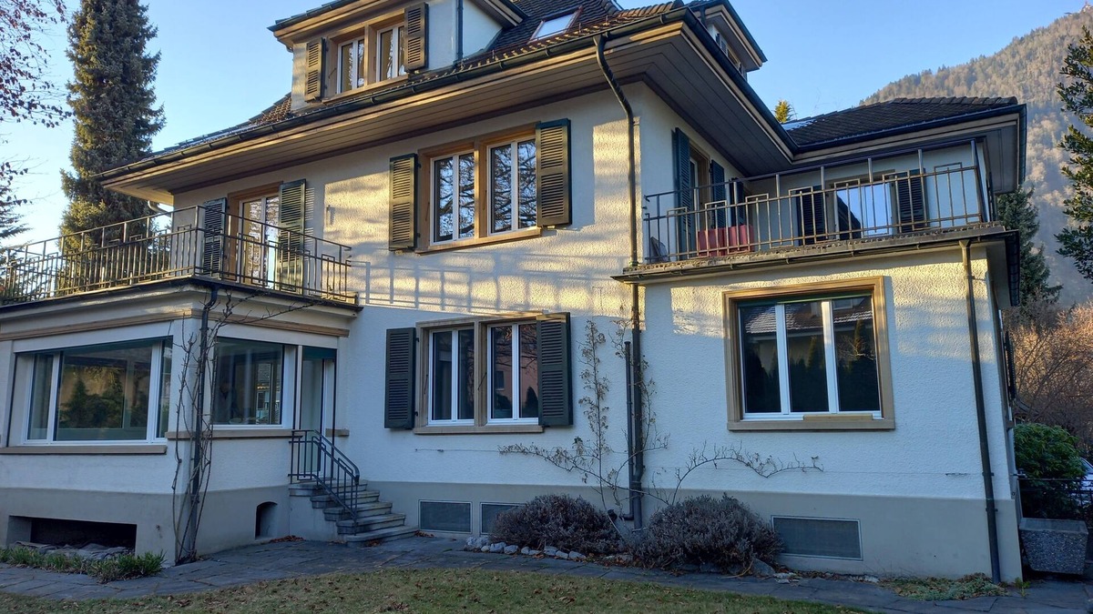 Central Interlaken Villa | Boutique Villa, sleeps 16, center of Interlaken. parking and garden