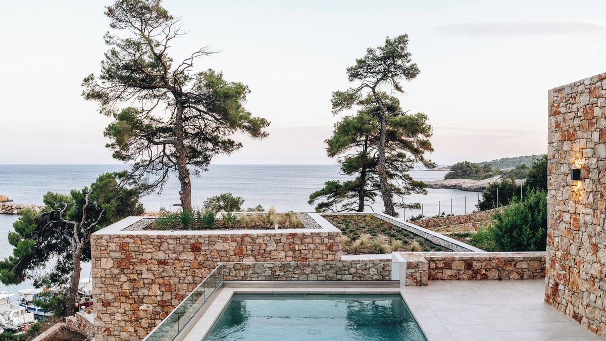 Votsi Villa | Boutique villa with private pool in Alonissos island, Greece. Mesmeric sea view.