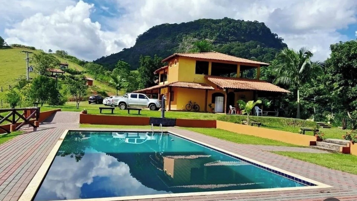 Cachoeiras de Macacu Cottage | Farm for 13 people, with swimming pool, gourmet area