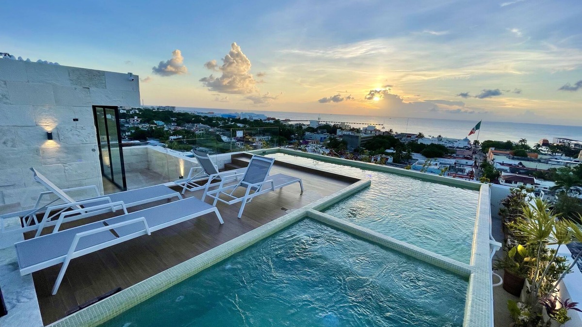 Colonia Centro Condo | Brand new 2Br/2Ba - 6th floor downtown Cozumel!