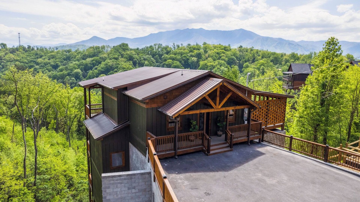 Chalet Village North Cabin | Brand New Luxury Mountain Escape Swimming Pool Air Hockey Shuffleboard Fireplace