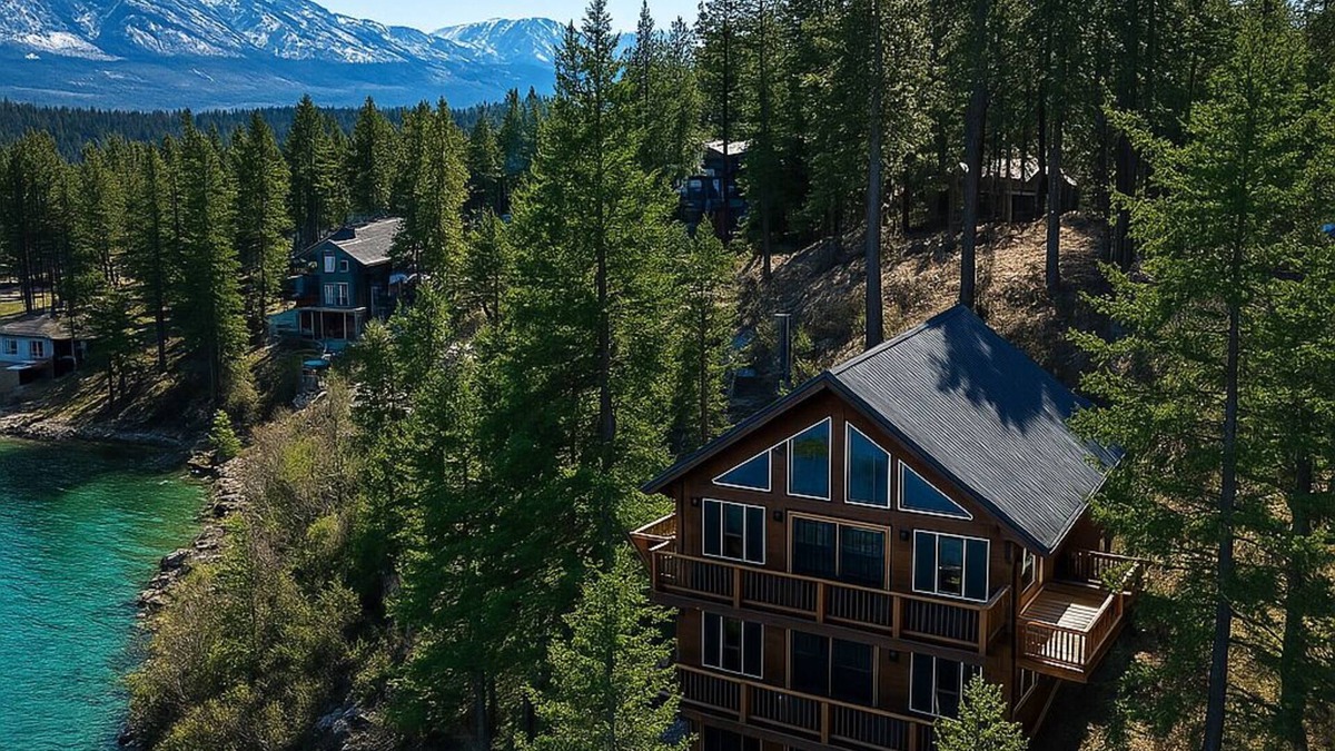 Finley Point House | Brand New! Osprey Outlook, Majestic Views, Sleeps 8, Air Conditioning!