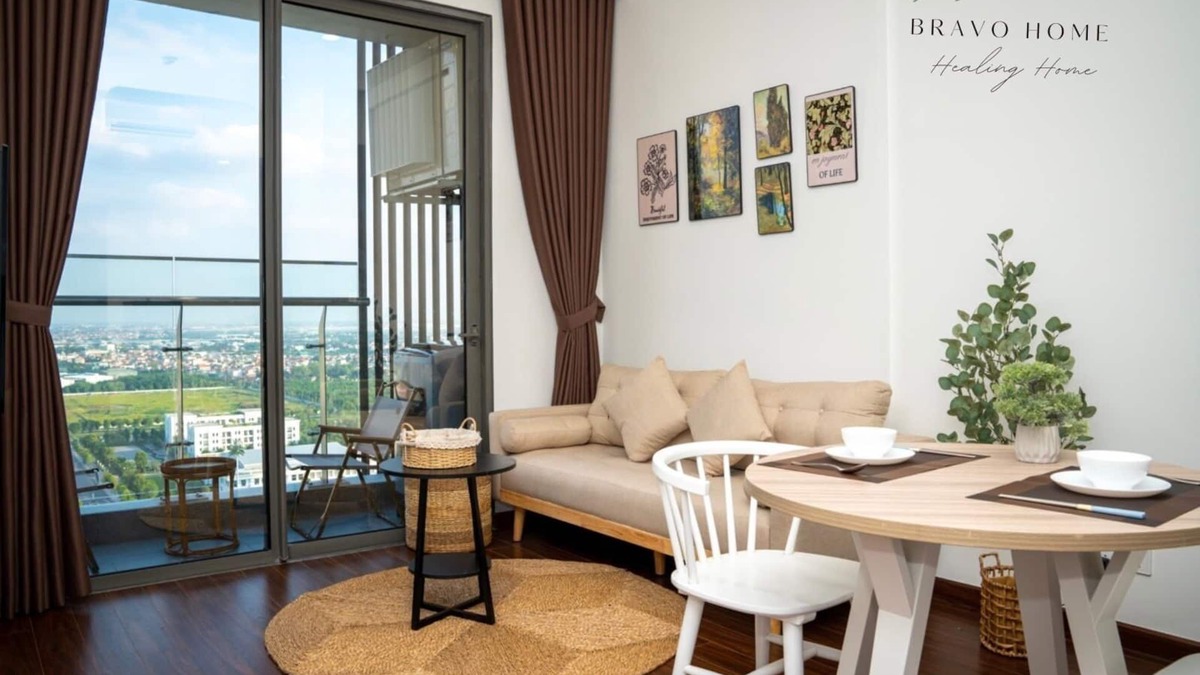 Gia Lam Apartment | Bravo home hanoi apartment 1+ bedroom, 1 bathroom, vip Vinhomes ocean park