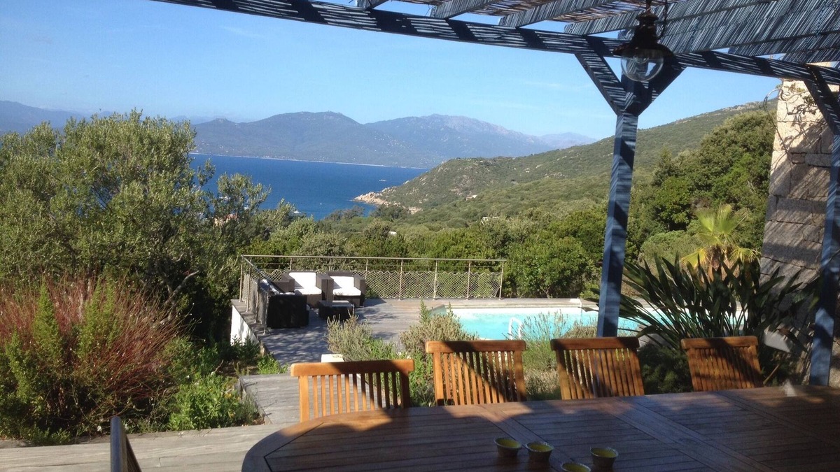 Belvedere-Campomoro Villa | BREATHTAKING VIEW FOR RECENT VILLA 4 BDRMS SWIMMING POOL LARGE PLOT UNSPOILT NATURE