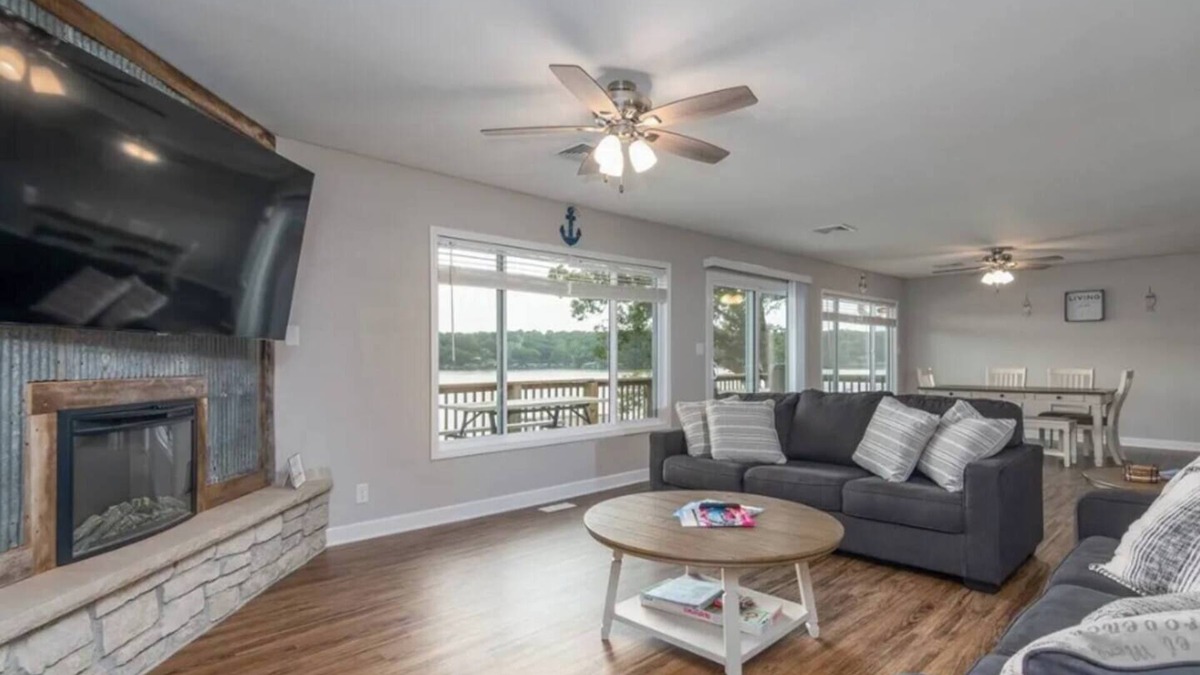 Barnett House | Breathtaking Lake Views & Grand Dock Await You!