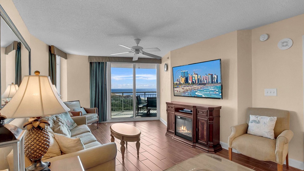 Myrtle Beach Condo | Breathtaking Ocean Views/Deluxe & Spacious 3 BR Condo /Spacious Living!*