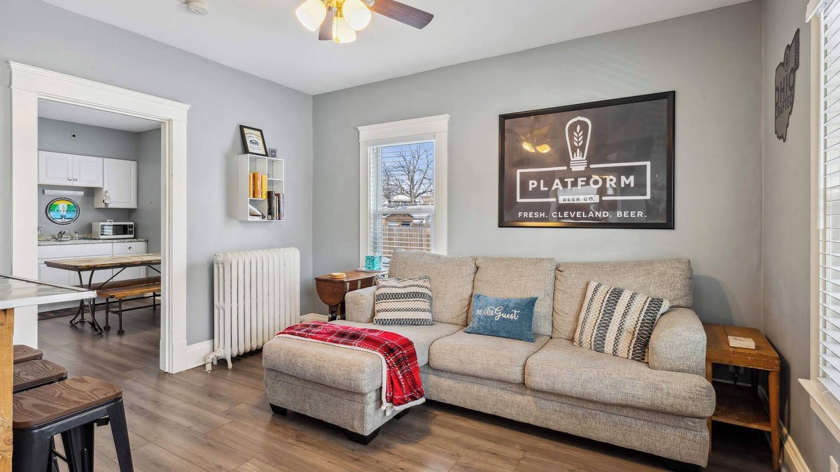 Lakewood Apartment | BrewLoft: fun, themed apt; work space; clean & new