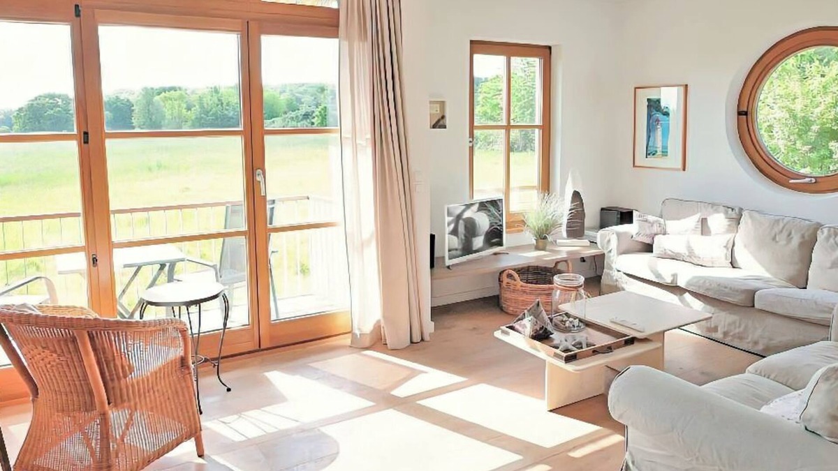 Wittenbeck Apartment | Bright and modern vacation apartment Sonnenblick with landscape view in Wittenbeck