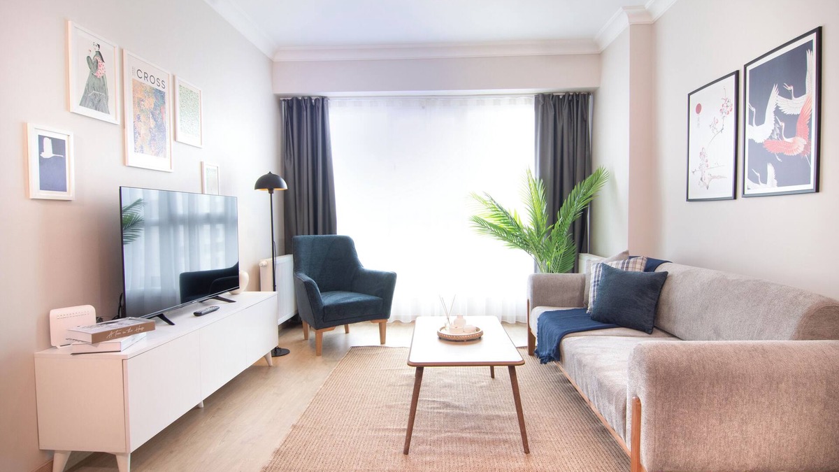 Uludag Apartment | Bright & Cozy 1Bdr near Biz Cevahir Haliç Mall