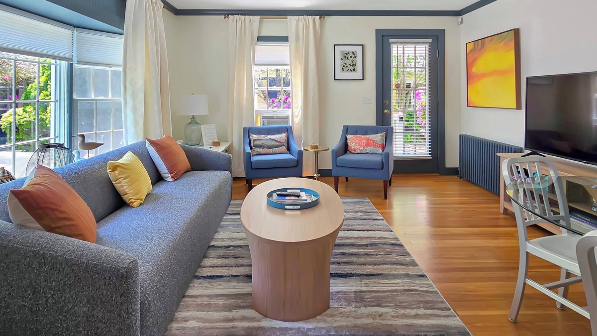 Provincetown Condo | Bright East End 3BD-A/C, Parking, Exclusive Use Patio & Porch, Close to Commercial