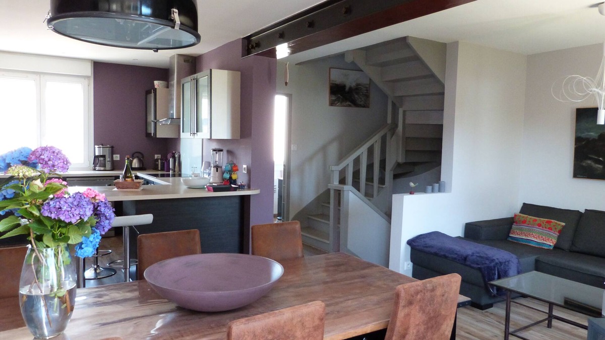 Concarneau House | Bright tastefully decorated house 300 meters from the Sables Blancs beach.