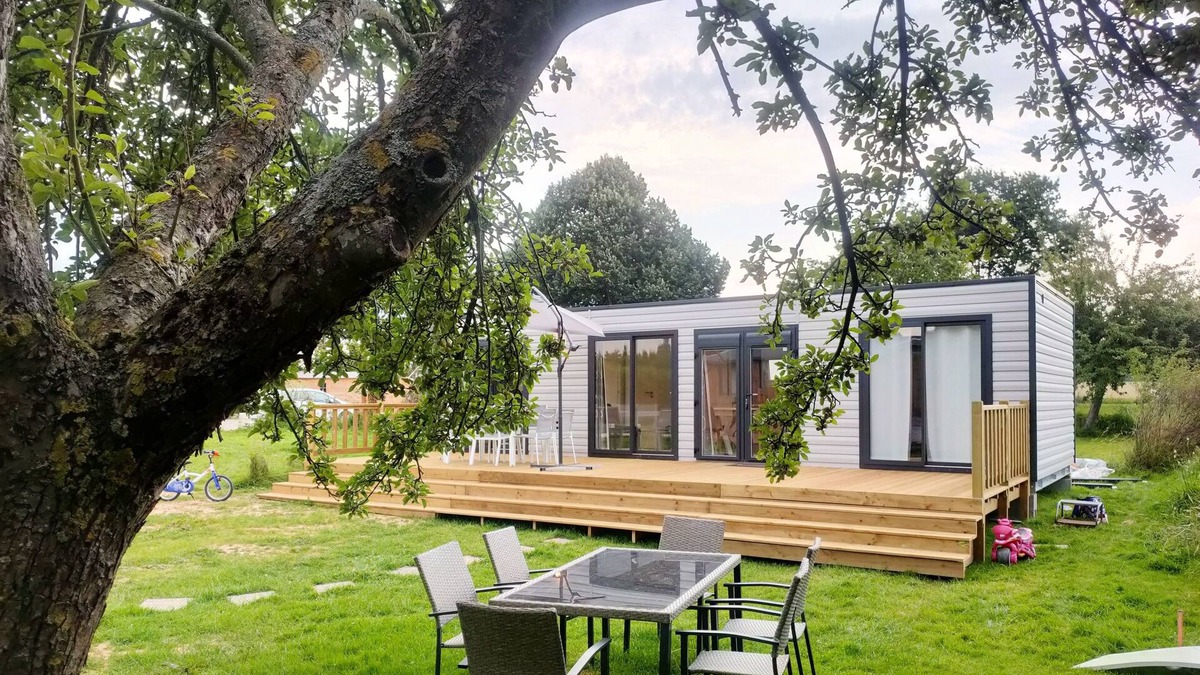 Sainte-Opportune-la-Mare Ski Chalet | Bungalow DUO LODGE - swimming pool, peace and Normandy nature