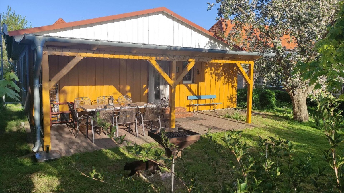 Divitz-Spoldershagen House | Bungalow close to the Baltic Sea with covered terrace