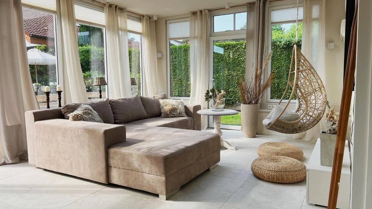 Haddorfer Seen House | Bungalow 'Malibu L' with Wi-Fi and Air Conditioning