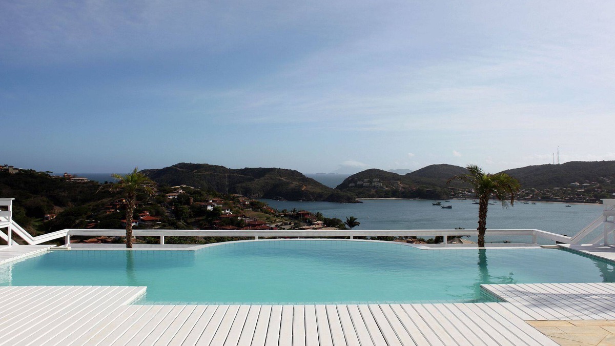 Portal da Ferradura Villa | Buz011 - Beautiful house with pool and sea view in Búzios