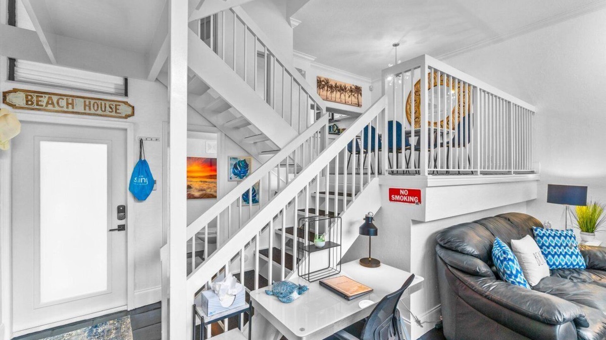 The Cove House | BY THE SEA VACATION VILLAS 2 BED/POOL/TWO BLOCKS TO BEACH/PRIVATE DECK