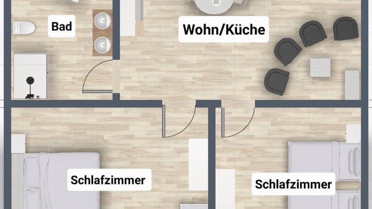 Lennestadt Apartment | C:Little Bear, 58 sqm, 2 bedrooms, max. 4 persons