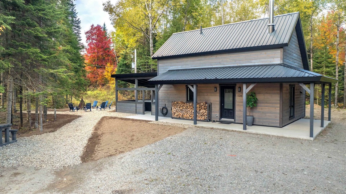 Sainte-Euphemie-sur-Riviere-du-Sud Ski Chalet | Spa and Nature - Chalet des Pins Rouge