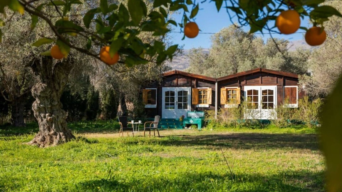 Agustinos Cabin | Cabaña pet Friendly, Dormitorio con AC