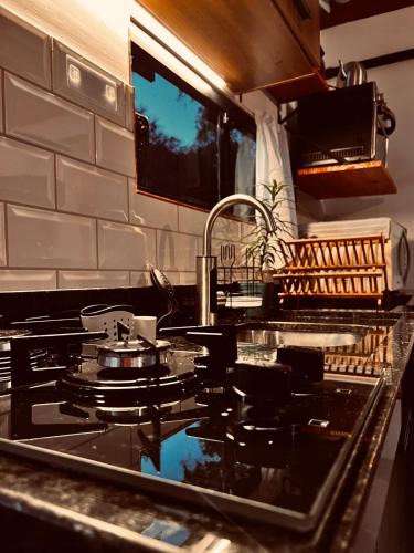 Santa Cruz do Sul Villa | Cabana de teto de vidro