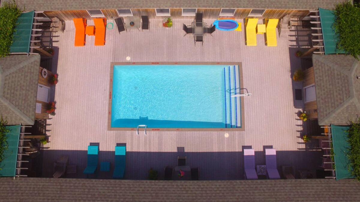 Ocracoke Condo | Cabana II: Perfect getaway for two that offers a shared pool