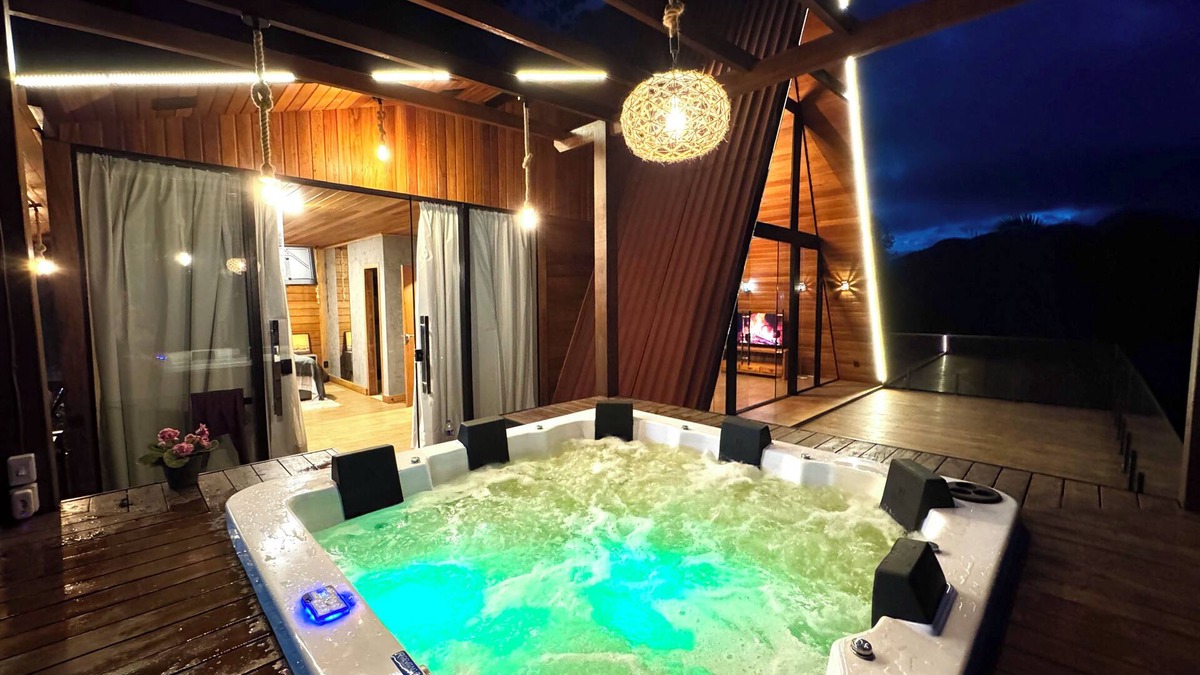 Santa Teresa Cabin | Cabin "my chalet" with Jacuzzi 8km from Santa Teresa