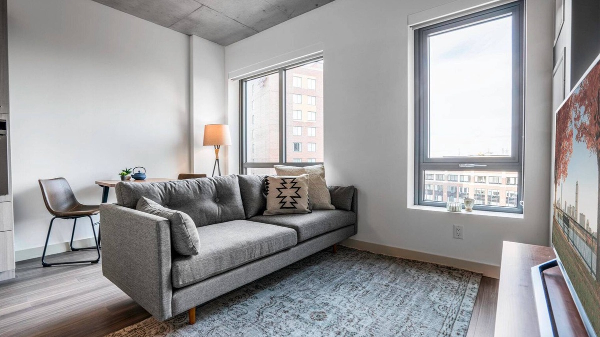 MIT Apartment | Calming Kendall Square Studio w/Gym, near MIT by Blueground