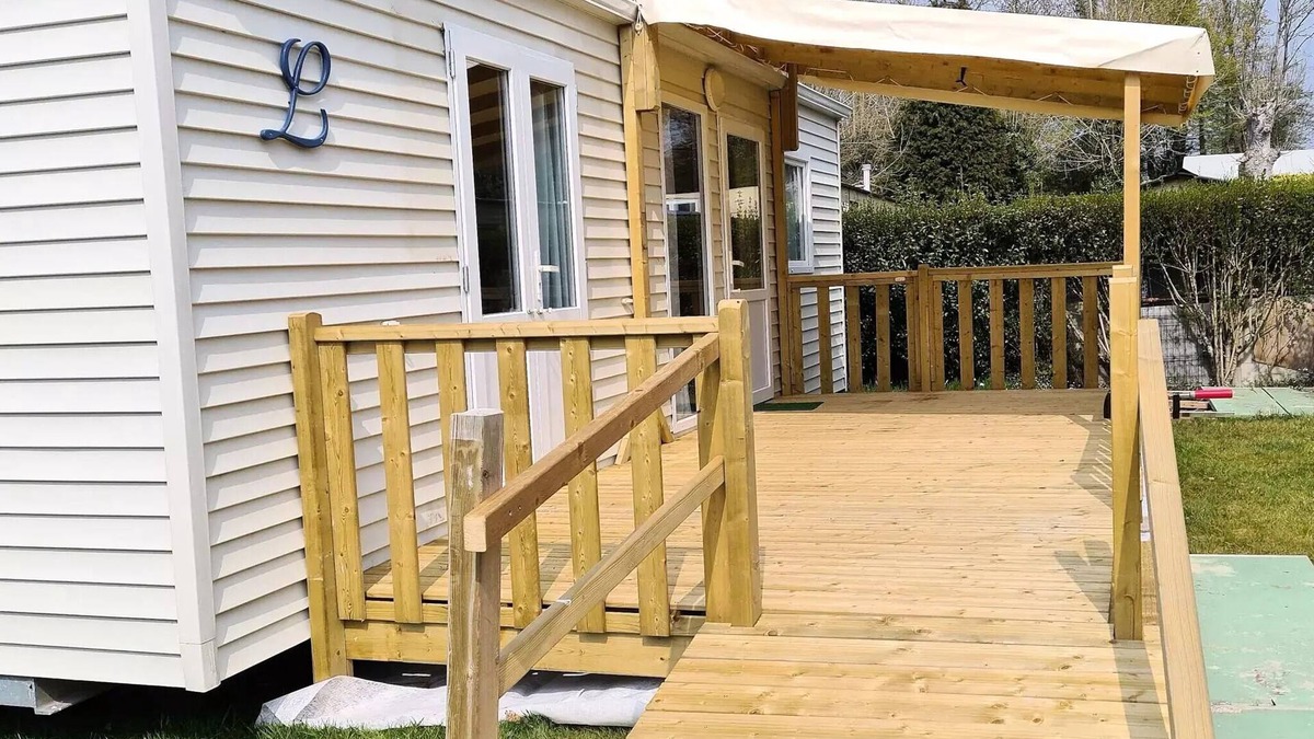 Les Grandes-Ventes House | Camping de l'Orival * - Mobil home Petit Malo 4 people