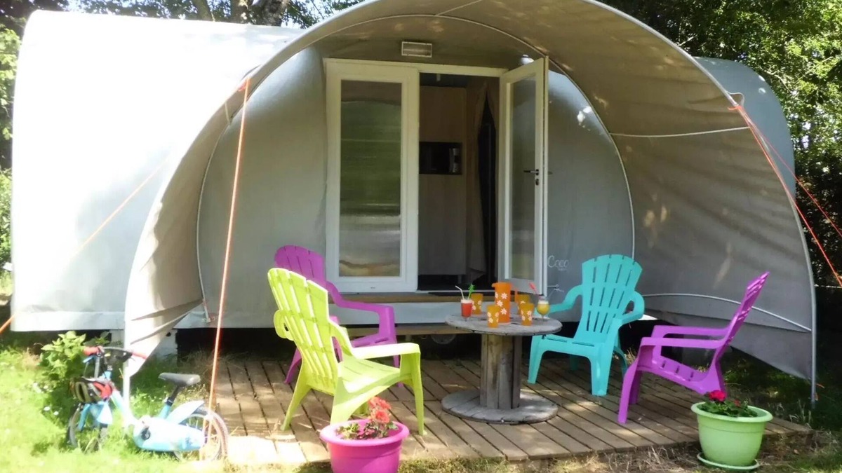 Guillac House | Camping des Cerisiers* - Coco Sweet 2 Rooms 2/4 People Without sanitary facilities