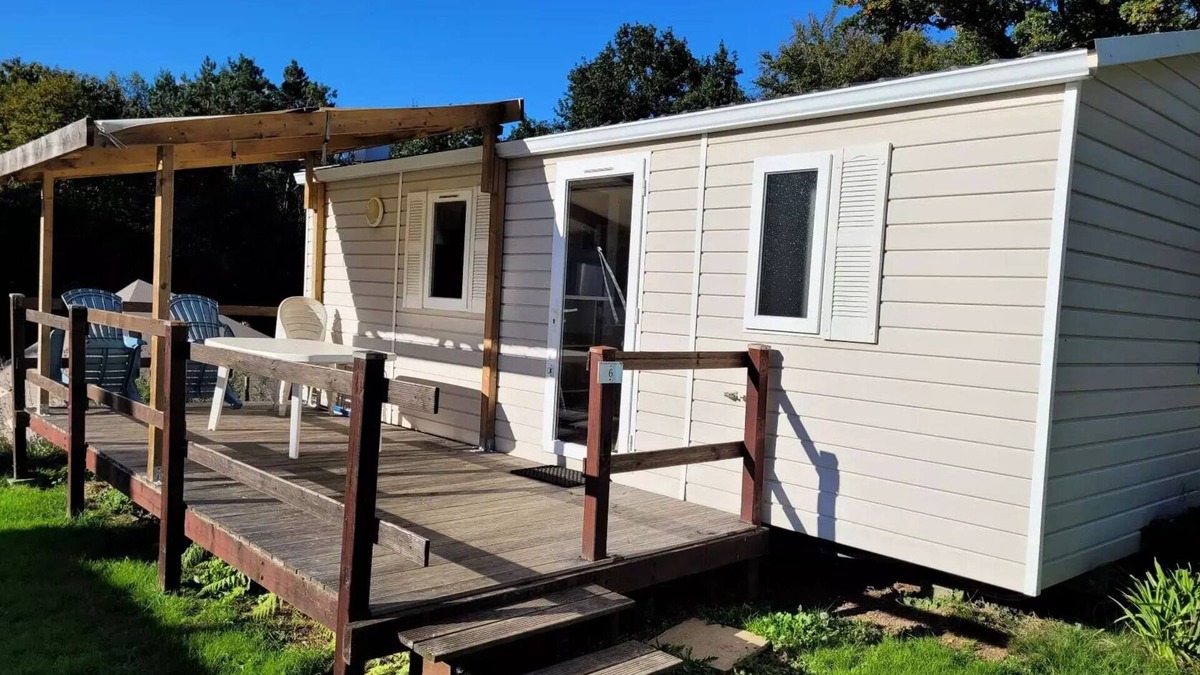 Guillac House | Camping des Cerisiers * - Mobilhome EVO clim Duo 6 people