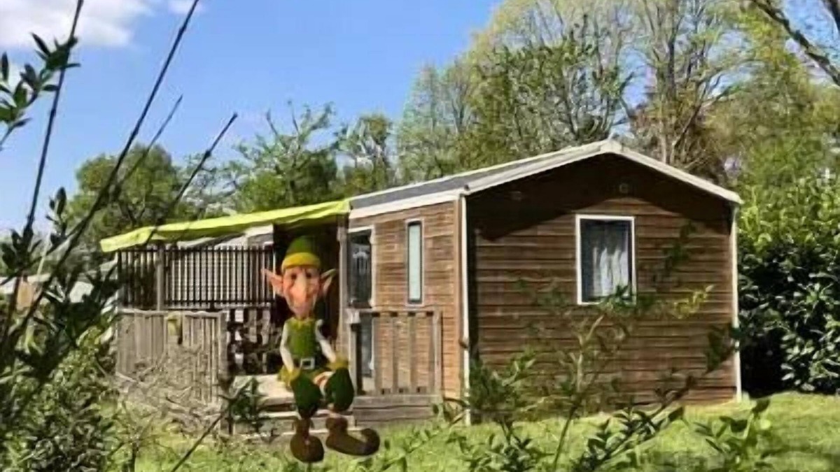 Priziac House | Camping Ecologique le Lac O Fées * - TROLL OU FARFADET - Mobil-home Confort 36m² - 3 chambres sur parcelle >100m2 6 personnes
