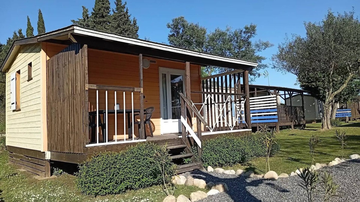 Massillargues-Attuech Ski Chalet | Camping l'Olivier * - Chalet Prestige 2 people