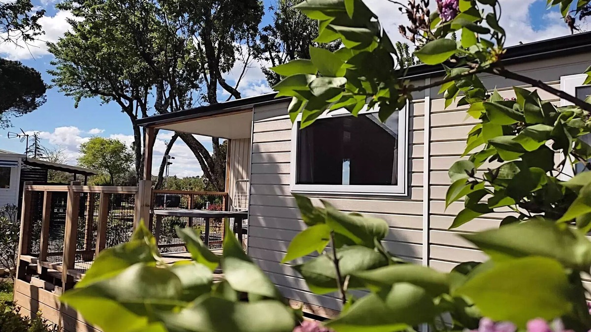Massillargues-Attuech House | Camping l'Olivier * - Mobil-Homes Prestige 2 bedrooms 4 people