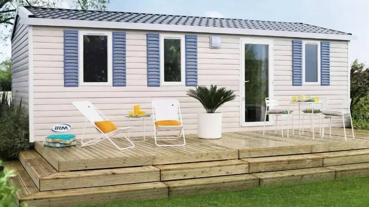 Serignan-Plage House | Camping La Maïre * - Mobile Home 4 Rooms 6 People Air Conditioned + TV