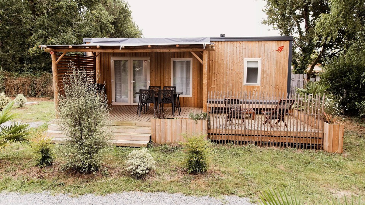 Saint-Laurent-de-Medoc House | Camping Le Paradis * - Mobile Home Magnolia 3 Rooms 4 People Air-conditioned + TV
