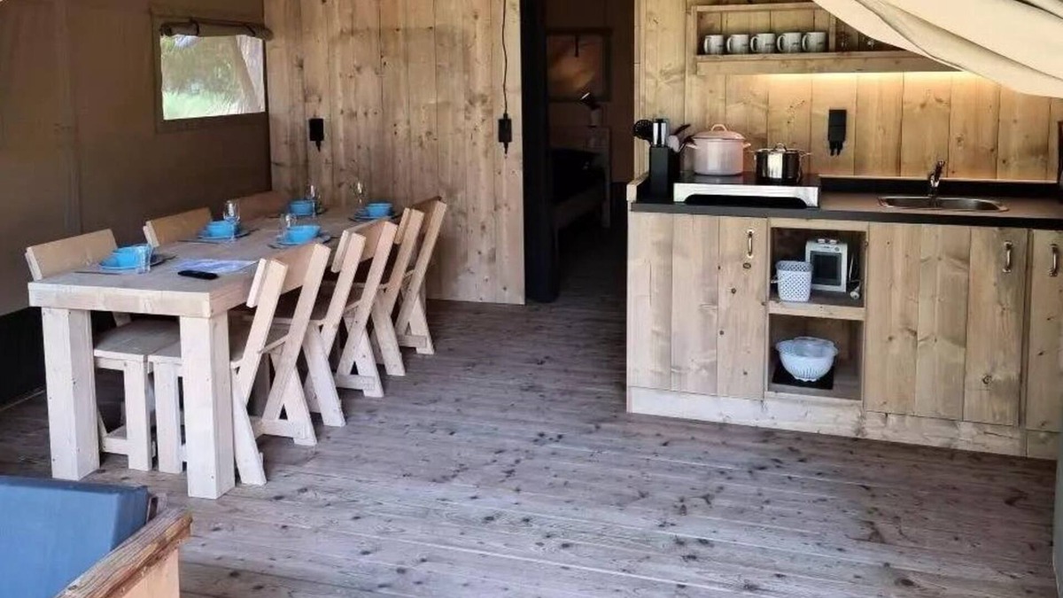 Rocamadour House | Camping LE ROC * - [NEW] Woody Luxury Lodge Tent (45m²) 2 to 8 people - 2 people. included in the price