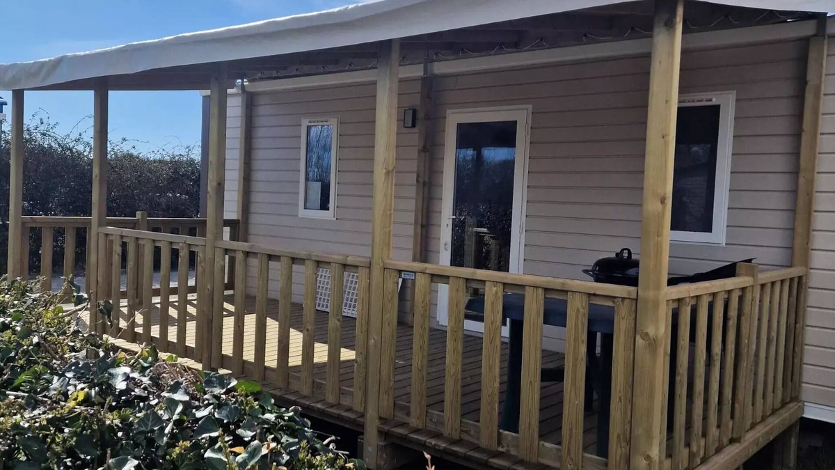 Sallertaine House | Camping Les P'tites Maisons dans la Prairie * - Family mobile home 4 people. - 2CH 4 people