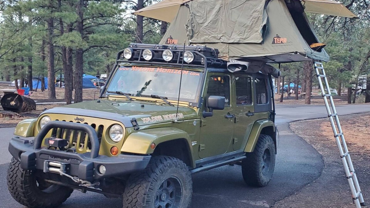 Olde Carlsbad House | Camping ready jeep, go anywhere.