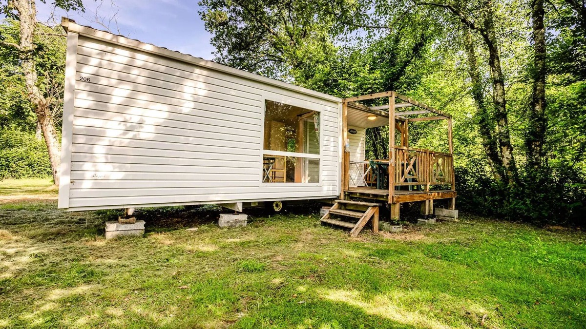 Huelgoat House | Campsite La Rivière d'Argent * - Mobil-home LODGIA - 2 bedrooms - integrated terrace 4 people