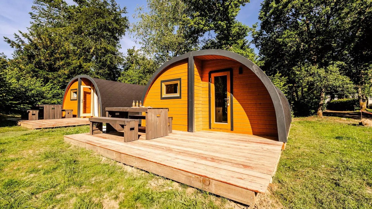 Huelgoat Ski Chalet | Campsite La Rivière d'Argent * - Double Pod - 30m2 - 2 bedrooms 4pers 4 people