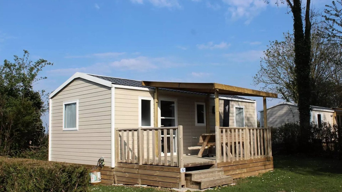 Balleroy House | Campsite Le Clos de Balleroy * - Mobil home Lodge 8073 3 bedrooms - 33 m2 + semi covered terrace 6 people